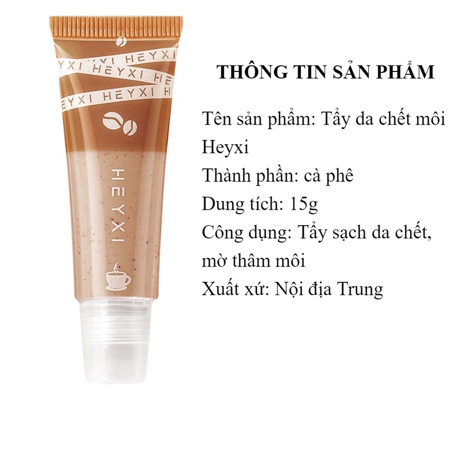 Tẩy da chết môi Heyxi