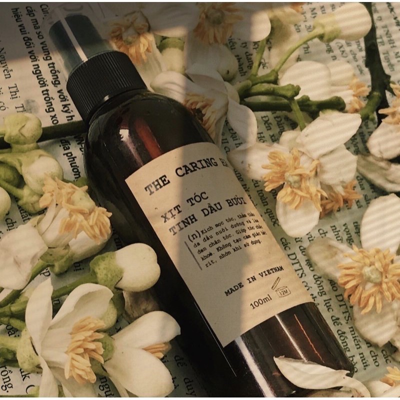 [CHÍNH HÃNG] Xịt tóc Tinh dầu bưởi THE CARING HAIR ( Kích mọc tóc – Giảm rụng )