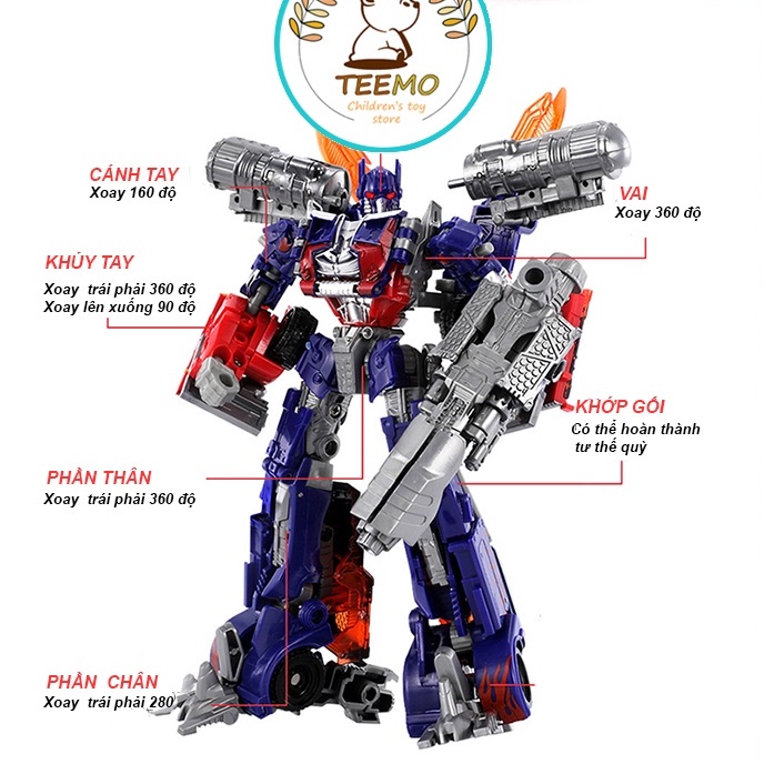 Đồ chơi robot siêu nhân biến hình oto lắp ráp Transformer, Optimus – Bumblebee TEEMO XE03