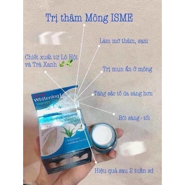 [Chỉ Bán Hàng Thái] Kem thoa thâm Mông, mụn Mông, Bẹn, Nách, Lưng, Nhũ hoa, Cùi chỏ, Đầu gối …. Thái Lan