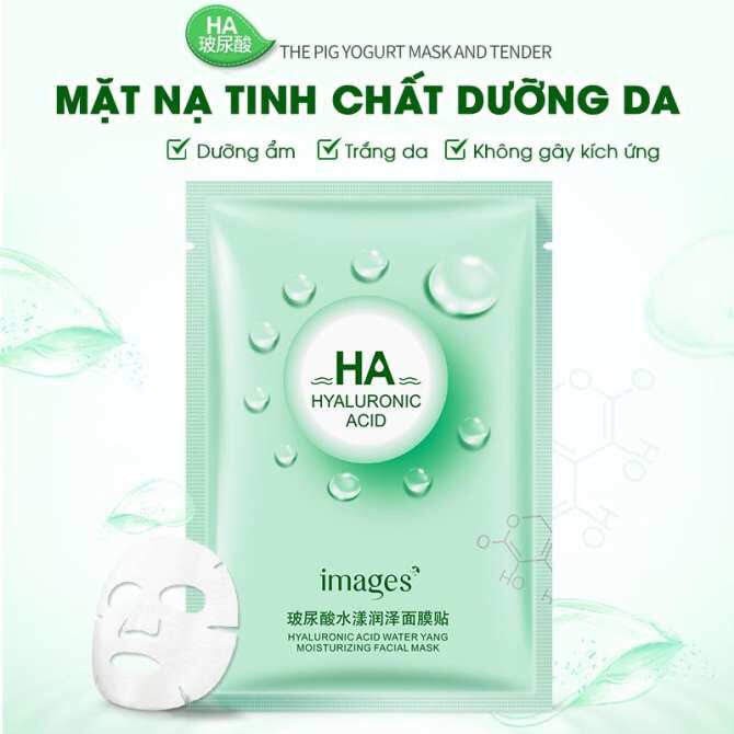 Mặt Nạ Dưỡng Da Mặt Nạ Dưỡng Trắng Dưỡng Ẩm Thải Độc HA Images nội địa Trung