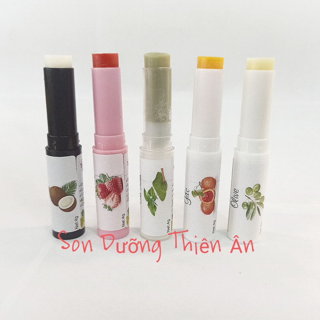 Son dưỡng môi dầu dừa(dùng được sau xăm môi)