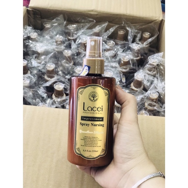Sữa dưỡng tóc Lacei Improvement 250ml  [Sỉ tận gốc ]- xịt dưỡng tóc lacei nâu 250ml
