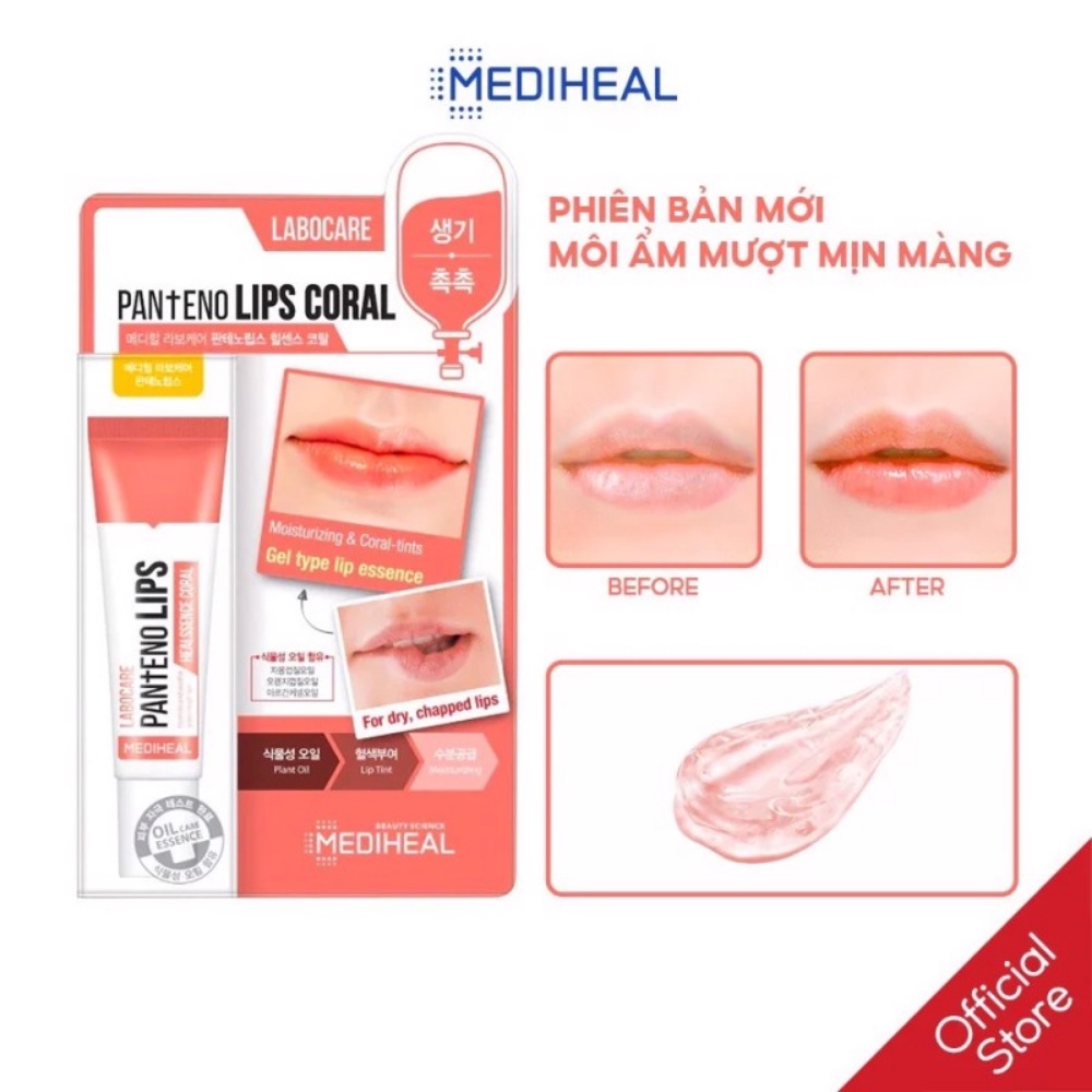 Son dưỡng Mediheal Labocare Panteno Lips 10ml giảm thâm môi hiệu quả