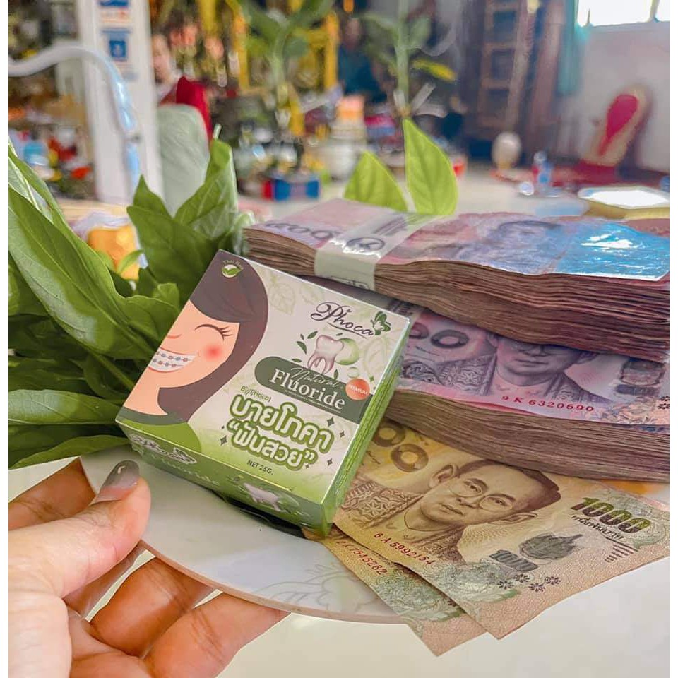 Kem Đánh Răng Thảo Dược Phoca Thái Lan, Trắng Răng Thơm Miệng Siêu Sạch