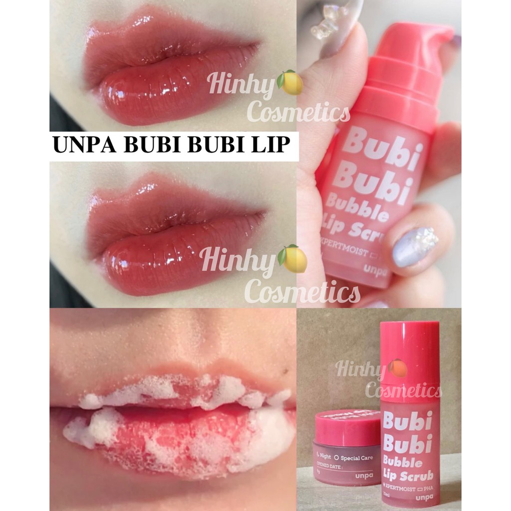 Tẩy Da Chết Môi Sủi Bọt BUBI BUBI LIP