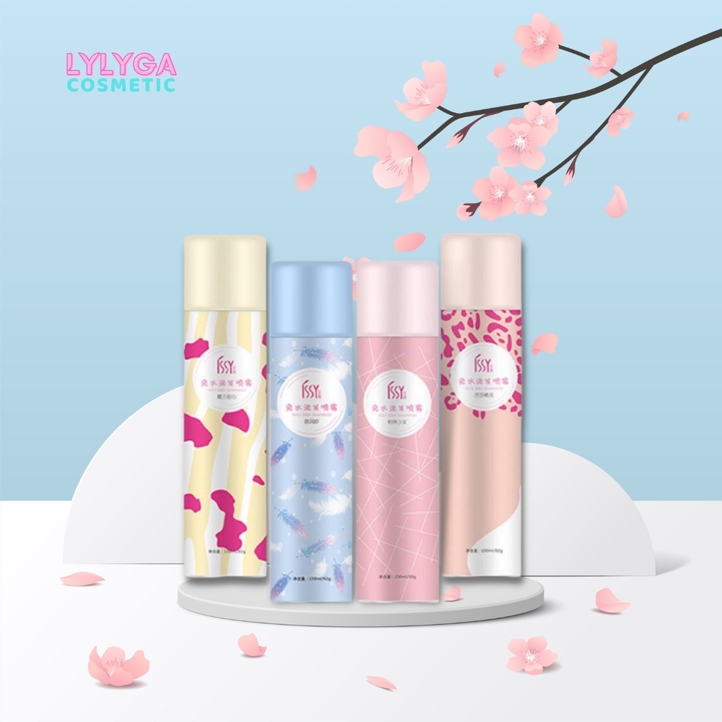 Dầu gội khô ISSY 150ml xịt khô phồng tóc Nội Địa Trung, gội đầu khô, không cần nước cho nam nữ giảm bết tóc GX28
