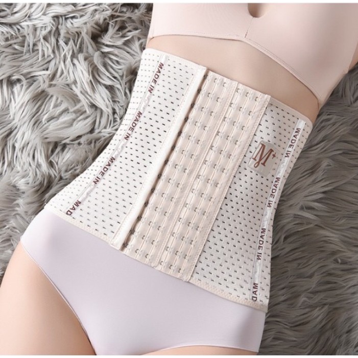 Đai nịt bụng sau sinh Latex giảm mỡ bụng định hình siết eo mặc trong váy chống cuộn tạo Sline NITBUNG01