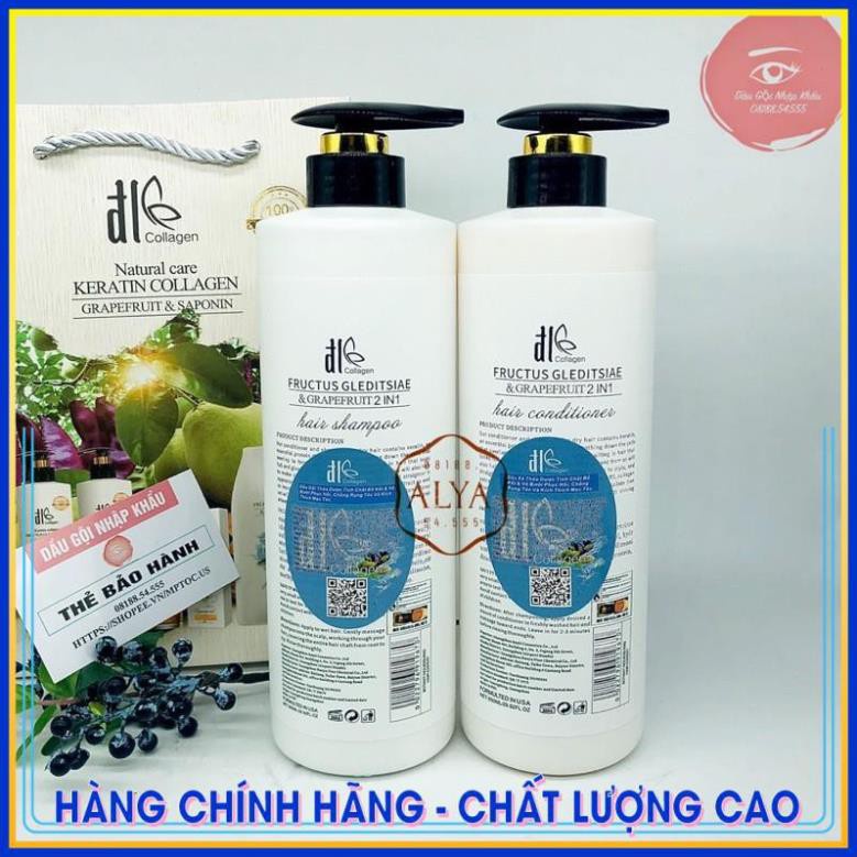 Cặp Dầu Gội Xả Bưởi Bồ Kết 850ML | Giảm Rụng Tóc, Phục Hồi Tóc Khô Xơ, Hư Tổn | Hàng Chính Hãng ALYA