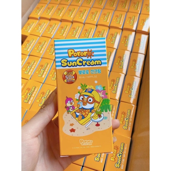( Mẫu Mới date 2026 ) Kem chống nắng Pororo của Hàn Quốc dành cho trẻ sơ sinh và em bé đến 15 tuổi.