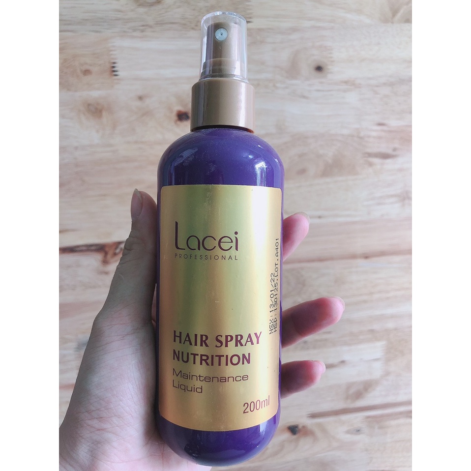 XỊT DƯỠNG TÓC LACEI TÍM MÙI THƠM LÂU DÀNH CHO TÓC KHÔ XƠ 200ML