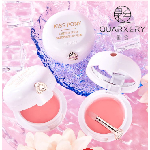Mặt nạ môi QUARXERY Kiss Pony dưỡng ẩm nuôi dưỡng bảo vệ giảm khô môi có mùi hương