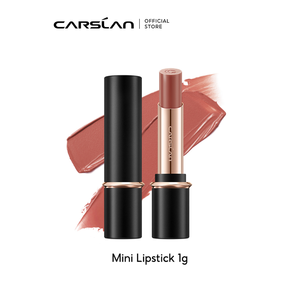 Son Lì Mist Kiss Carslan Son môi mờ nhung nhẹ Trang điểm môi Lâu Trôi Mini 1g