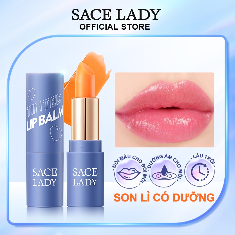 [SACE LADY] Son dưỡng có màu SACE LADY lâu trôi trang điểm cho môi 3.5g/0.13Oz