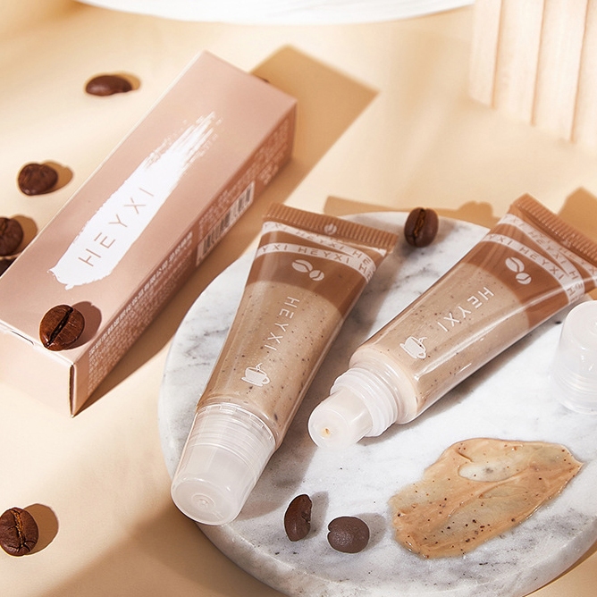 HEYXI Cà Phê   Tẩy Tế Bào Chết Tẩy Tế Bào   Dưỡng Ẩm Chăm Sóc Son Môi 15g