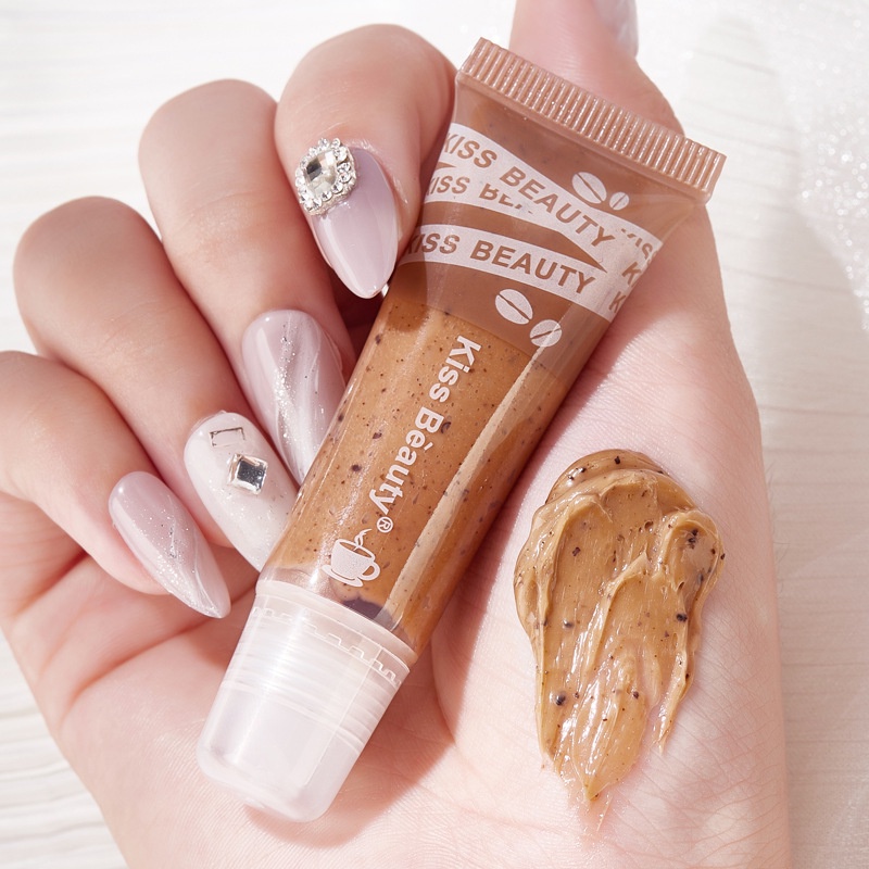 A4 Tẩy Da Chết Môi Coffe Kissbeauty/ Lip Scrub Hương Trái Cây