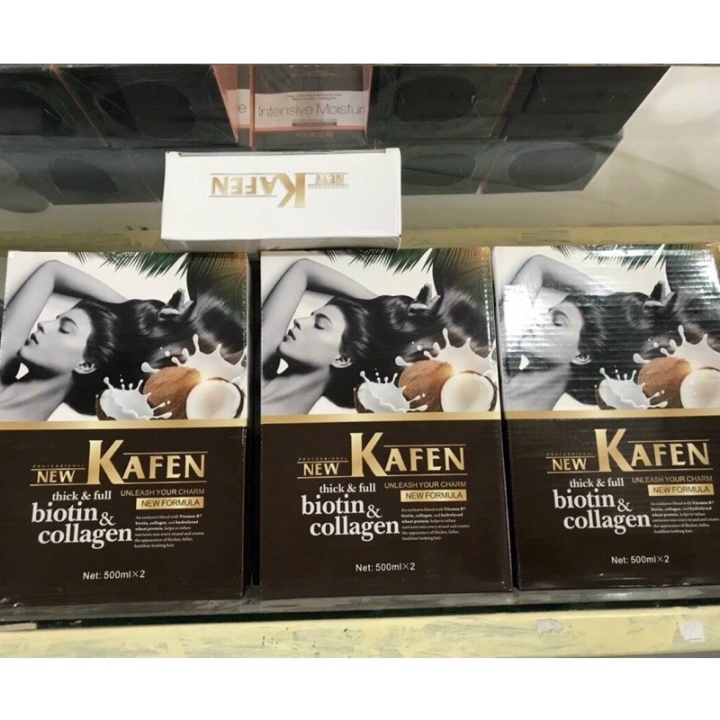 Nhuộm đen Kafen dừa phủ bạc không dính da đầu