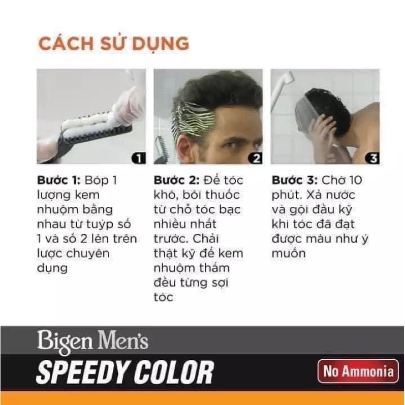 [Hàng_Nhật] Thuốc nhuộm tóc phủ bạc cho nam giới Men’s Bigen dạng xịt 40G*2