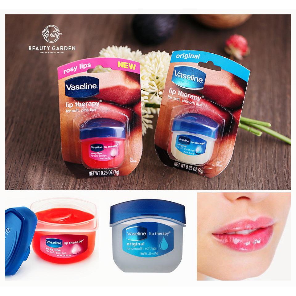 Dưỡng môi VASELINE 7g dạng hũ LOẠI RẺ cho KHÁCH SỈ đủ vị