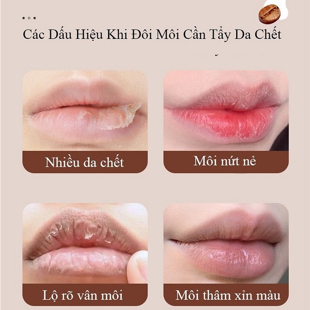 Tẩy da chết môi Heyxi