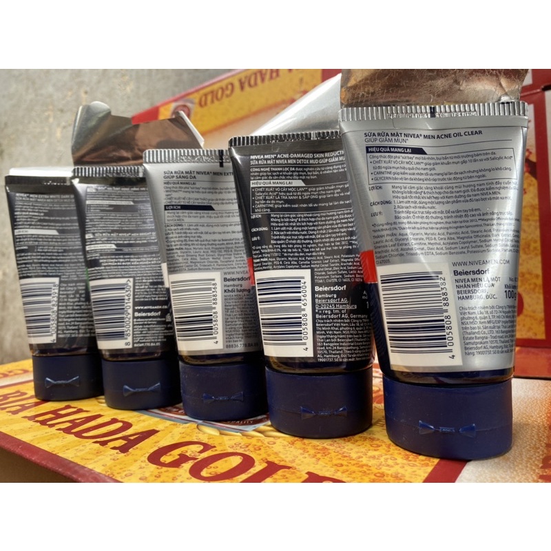 Sữa Rửa Mặt Nivea Dành Cho Nam 100g