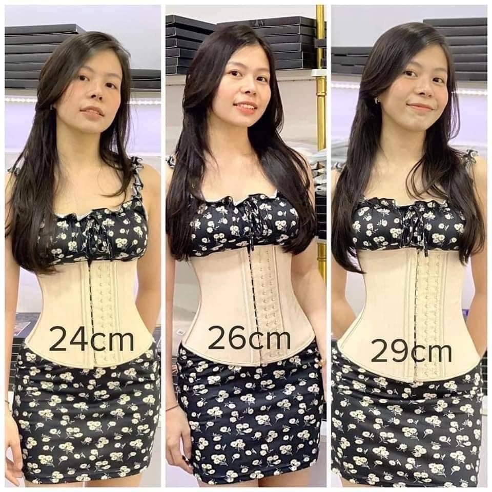 [Bảo hành 2 năm] Đai nịt bụng latex 25 xương chính hãng