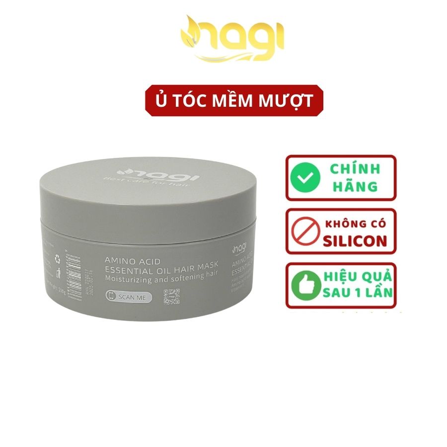 Kem ủ tóc NAGI phục hồi tóc giúp tóc suôn mượt tự nhiên 200ML