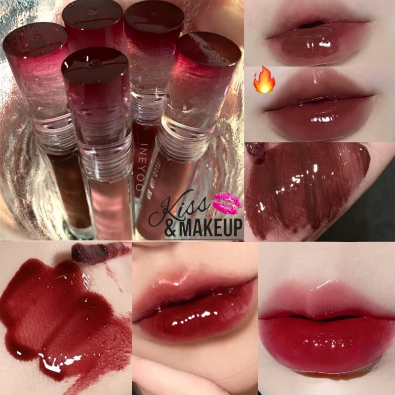 Son Bóng Oulesong Màu Nude Nhạt Mềm Mượt Nuôi Dưỡng Môi Chống Thấm Nước Son08