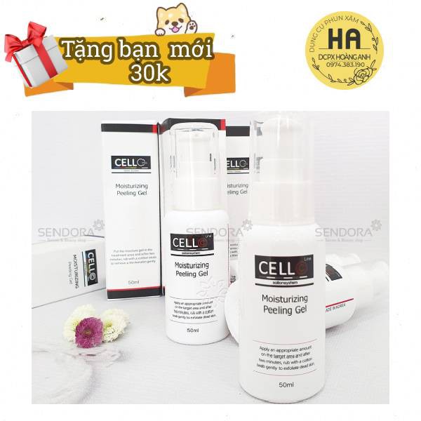 Tẩy Da Chết Môi Cello Tẩy Sạch Tế Bào Chết Cho Môi Trước Khi Phun Xăm