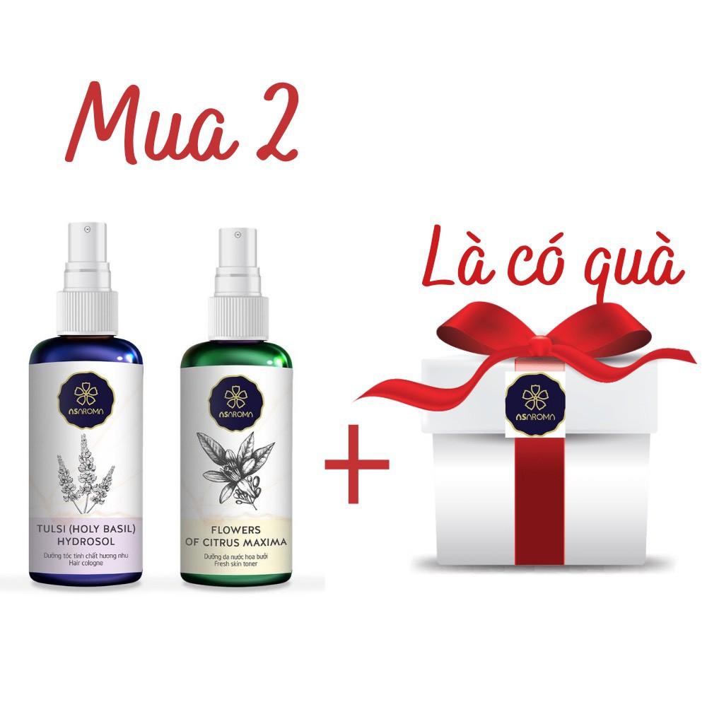 Combo Xịt Kích Mọc Tóc Nhanh Dài  Asaroma Ngăn Rụng Tóc Chống Nấm Da Đầu (Tặng Kèm Tinh Dầu)