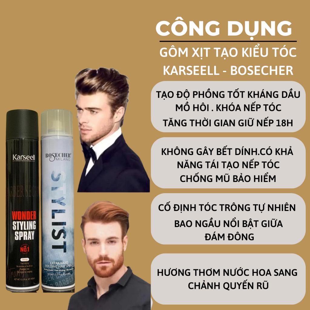 Gôm Xịt Tóc KARSEELL MACCA 400ML Giữ Nếp Tạo Kiểu Tóc Nam Nữ Chuẩn Salon Hương Nước Hoa | Calla Official