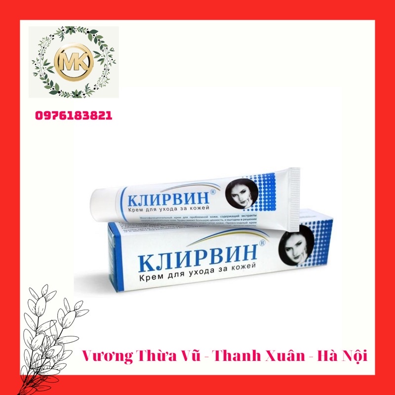 kem giảm mờ sẹo klivrin Nga 25gr