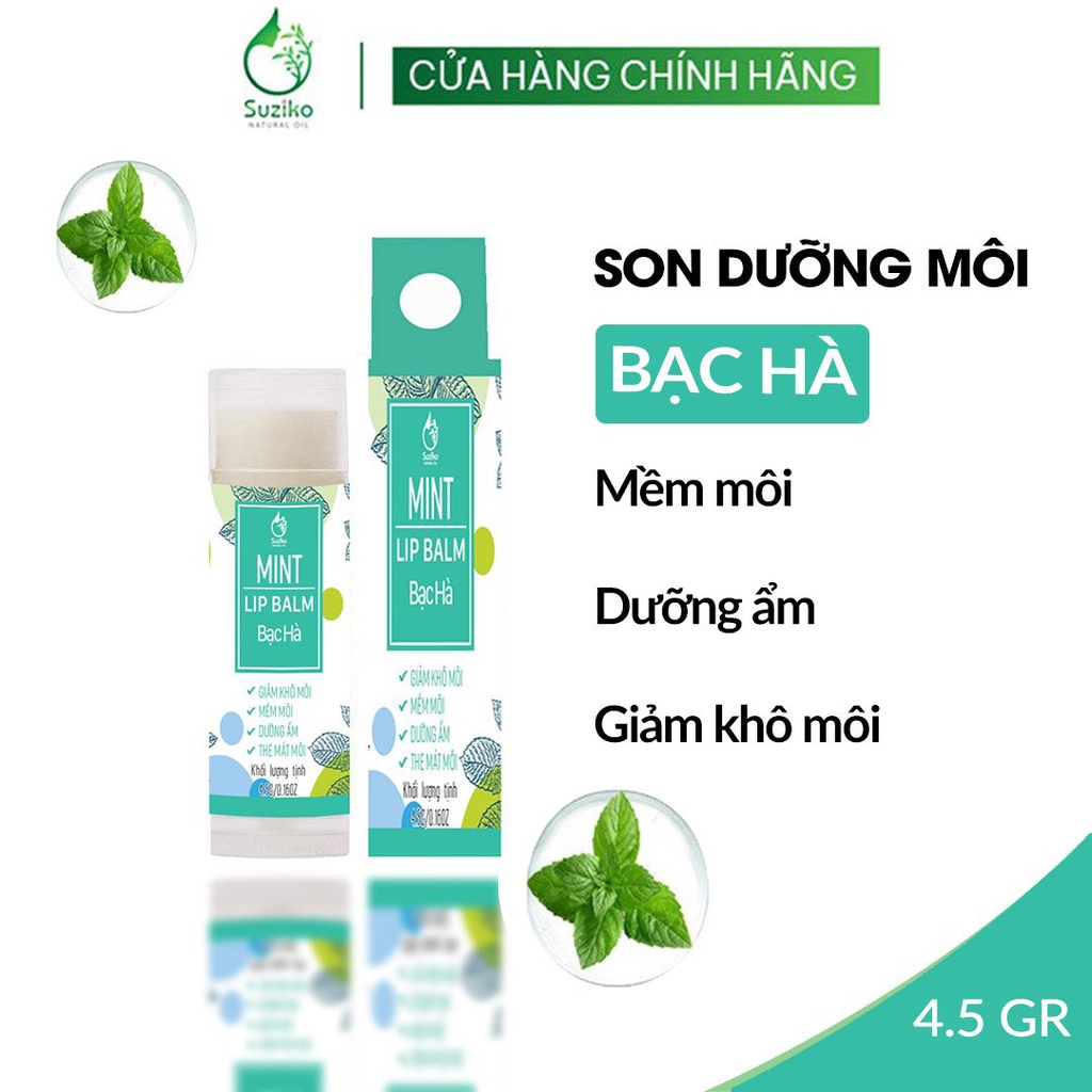 Son SUZIKO dưỡng môi dưỡng ẩm giúp căng bóng 5G