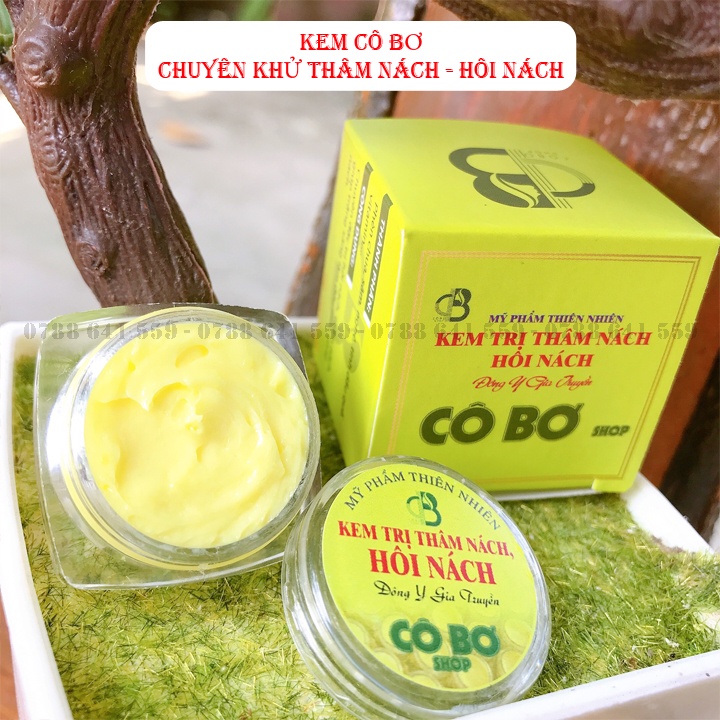Kem Thâm Nách Hôi Nách, Kem Cô Bơ Đông Y Gia Truyền, Giúp Loại Bỏ Mùi Hôi Nách Dưỡng Trắng Nách, Chiết Xuất Từ Thảo Dược