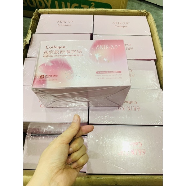 Collagen hồng skin X9 _ Hàm lượng collagen gấp x5