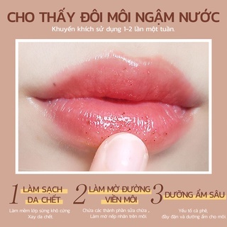 (Sỉ Siêu Rẻ) Tẩy Da Chết Môi Heyxi Café Lip Scrub tẩy tế bào chết chiết xuất cà phê dưỡng môi mềm mịn TDCM