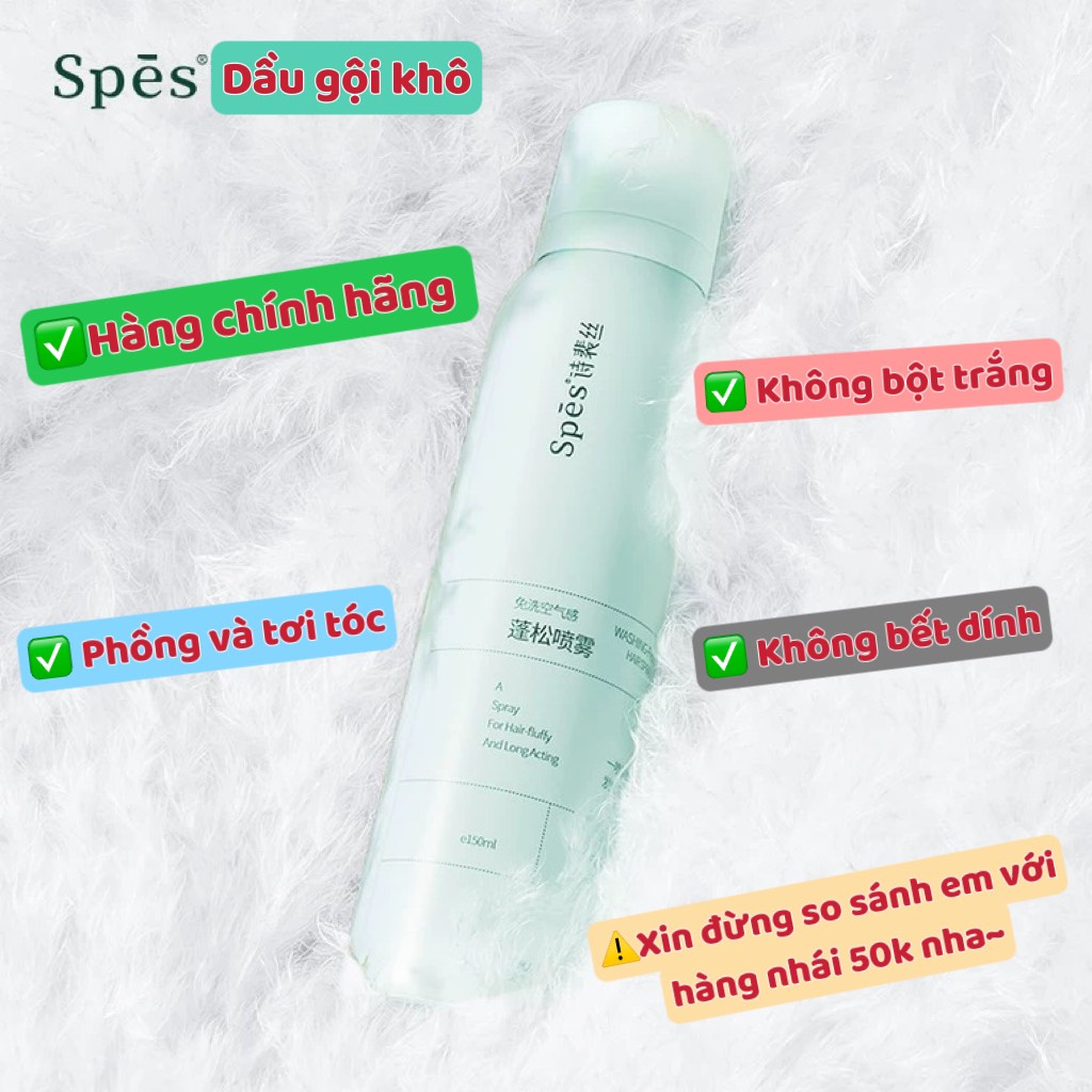 Dầu gội khô Spes chính hãng 150ML