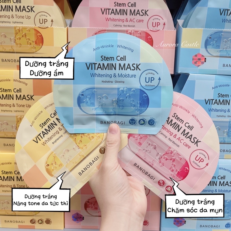 (HỘP 10 MIẾNG) Mặt nạ Banobagi Vita Genic Jelly Mask