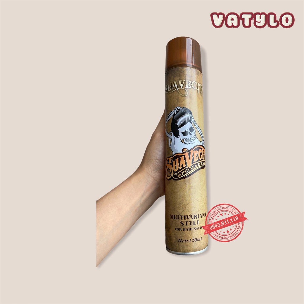 Gôm Xịt Tóc Suavecito 400ML  | Giữ Nếp Tóc Cứng | Hàng Chính Hãng MN26