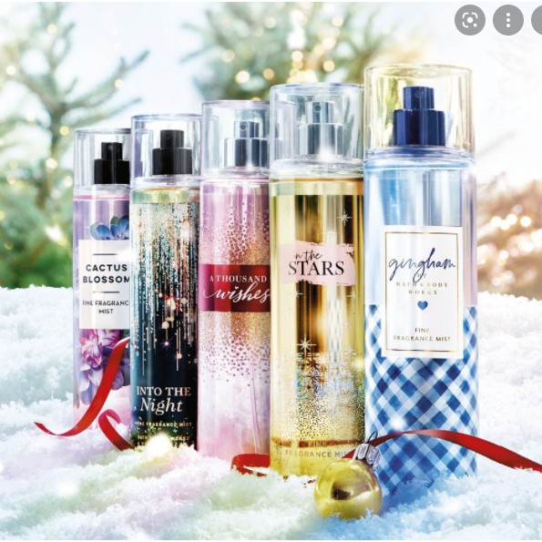 Xịt thơm body mist bath and body works chai cao 236ml cực thơm dai bbw