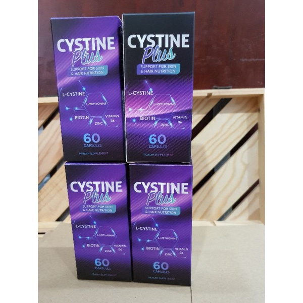 Cystine Plus-Viên uống giảm mụn, ngăn rụng tóc và giảm sắc tố Supplement Fact Cystine Plus