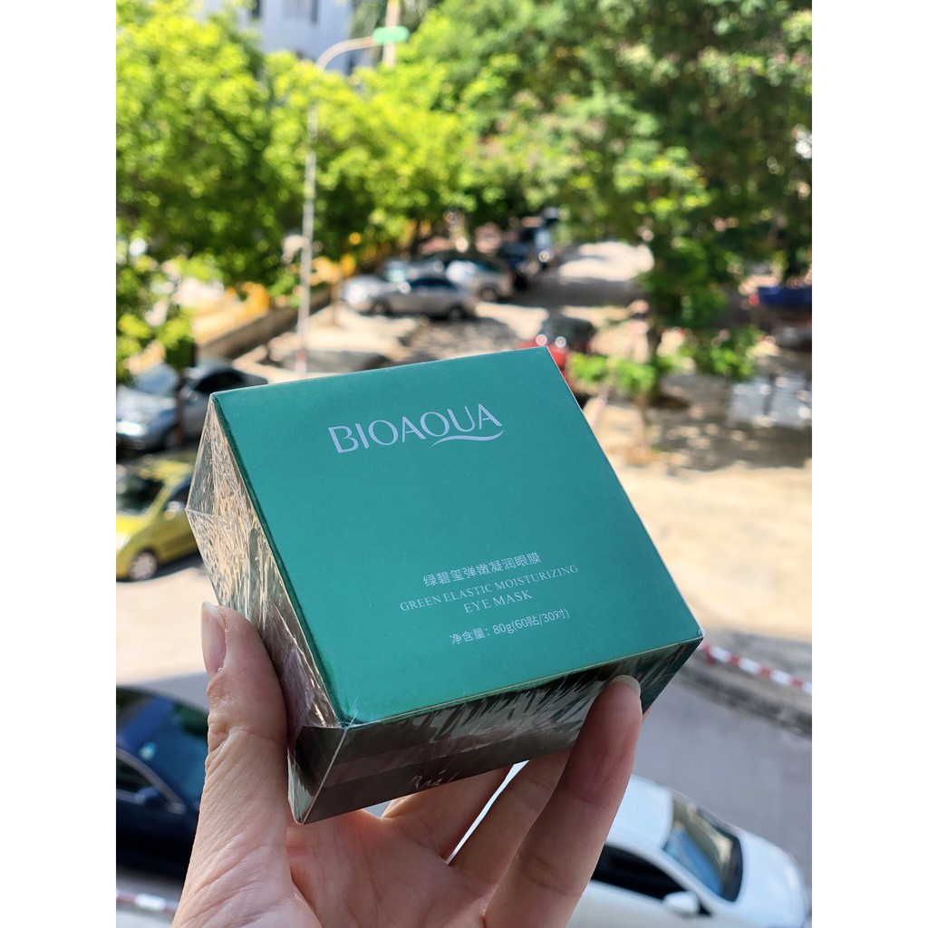 (Có VIDEO) Mặt Nạ Mắt Bioaqua tảo biển cấp ẩm dưỡng da mờ thâm chống lão hóa Eyemask hydrating moisturizing 60 miếng