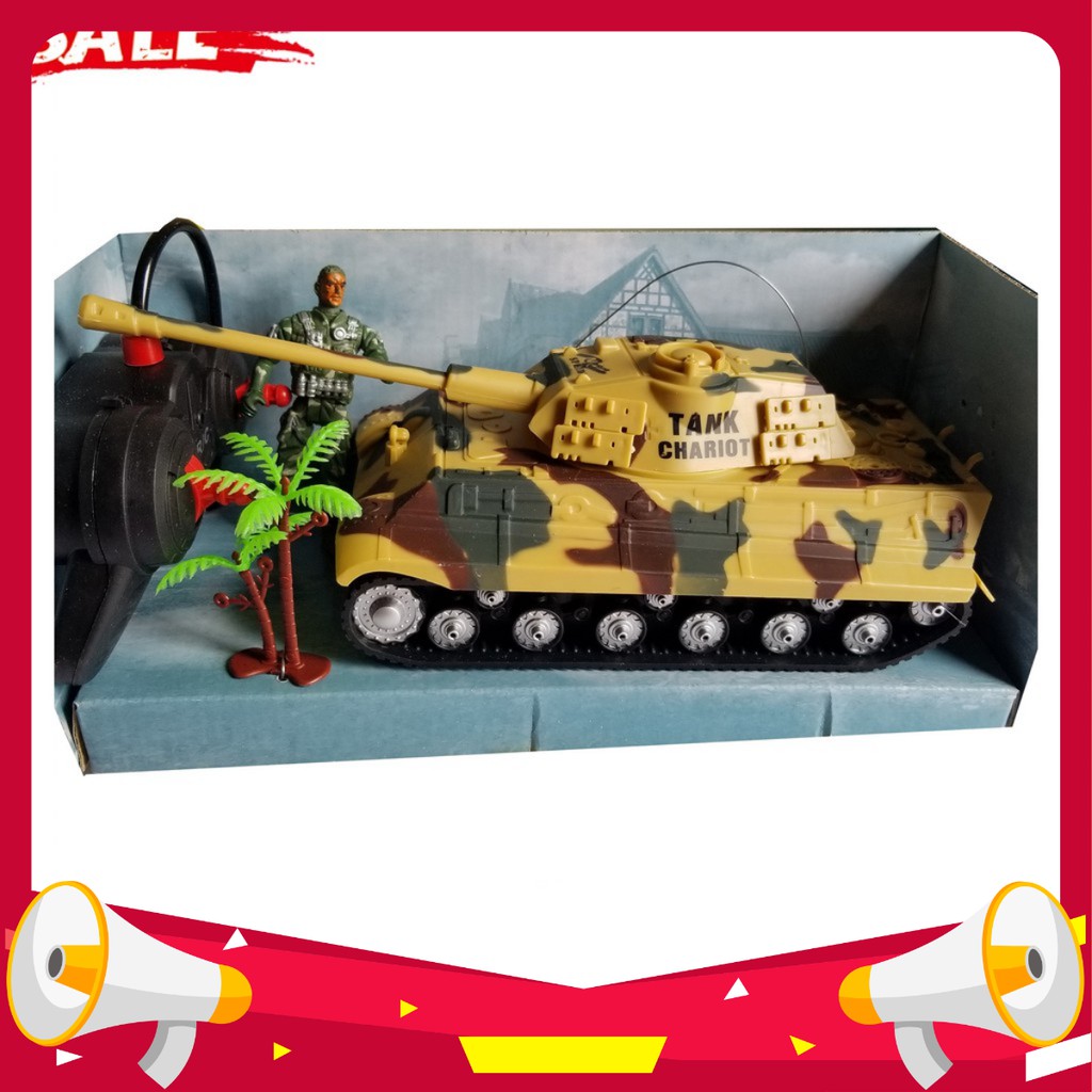 ĐỒ CHƠI TRẺ EM – XE TĂNG ĐIỀU KHIỂN TỪ XA – XE QUÂN SỰ – kingtoys99