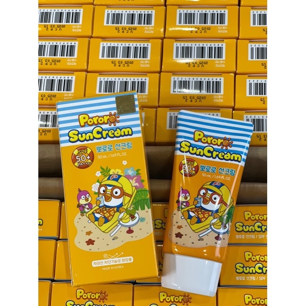 ( Mẫu Mới date 2026 ) Kem chống nắng Pororo của Hàn Quốc dành cho trẻ sơ sinh và em bé đến 15 tuổi.