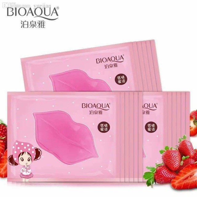 Mặt nạ môi Bioaqua nội địa Trung – Mask môi dưỡng môi hồng tự nhiên, dưỡng ẩm cực tốt