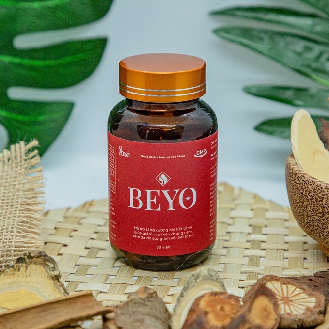 [HuGi] Viên Uống Tăng Cường Nội Tiết Tố Nữ Hỗ Trợ Trắng Da Mờ Nám Chống Lão Hóa BeYo Chính Hãng HuGi 60 Viên