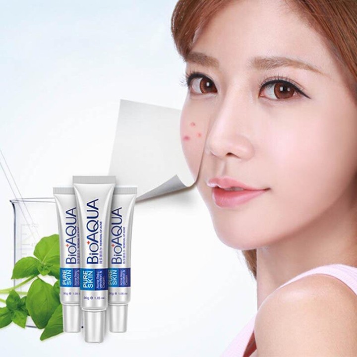 [SIÊU HOT] Kem dưỡng da MỤN trắng da BIOAQUA CỰC TỐT – Kem Lành Mụn Nội Địa Trung B33