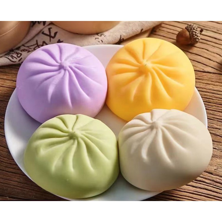 Đồ Chơi Hot TikTok Mô Hình Bánh Bao Đồ Chơi Squishy Xả Stress Vận Động Bóp Co Giãn