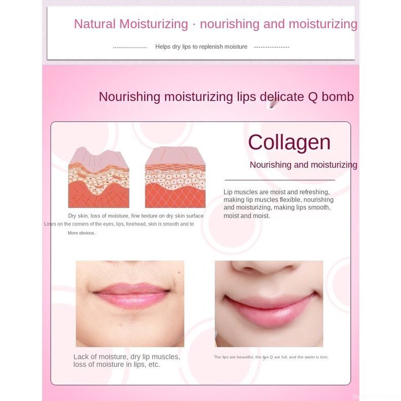 Bioaqua®Son Dưỡng Môi Tẩy Tế Bào Chết Chống Nứt Nẻ Dưỡng Ẩm Hiệu Quả