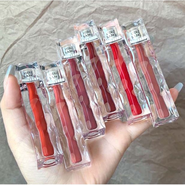 Son kem bóng trong suốt HERORANGE /  KAKASHOW mướt môi căng mọng Mirror Light Lip Glaze Có ảnh thật